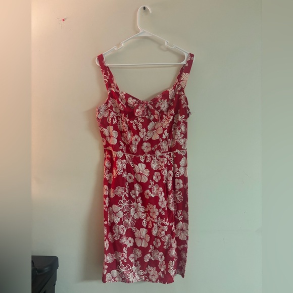 Faded Glory Dresses & Skirts - Faded Glory Red Floral Sundress Size 12 NWT Sleeveless Empire Waist